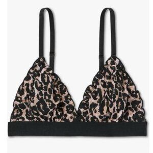 NWT DVF X Target Leopard Mesh Bra